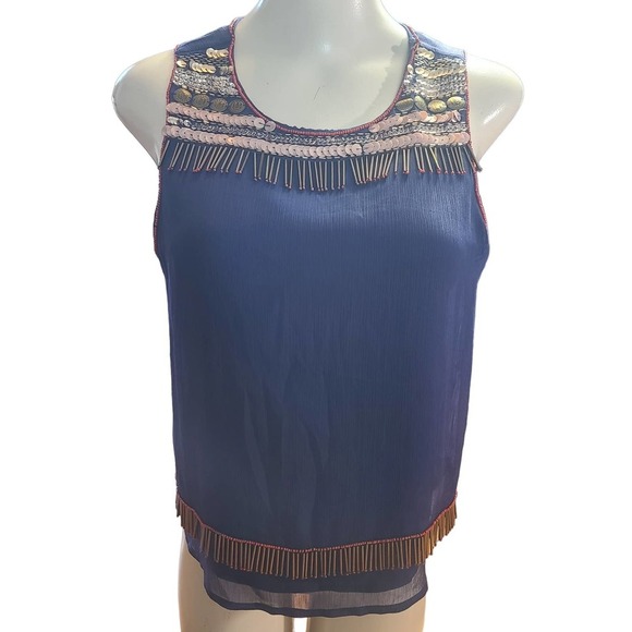 Sam Edelman Dress Tank Embellished Medium - Picture 1 of 9